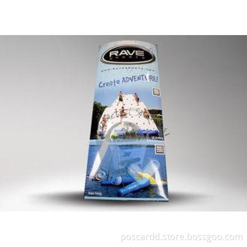 Offset printing cardboard standee lama display rack / totem